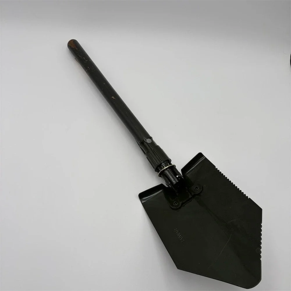 Unbranded GI Style Folding‎ Entrenching Tool Shovel Black w/ Pick & Saw Edge